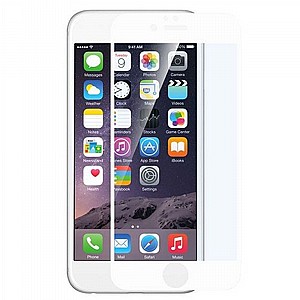 מגן מסך "זכוכית" מבית VMax לטלפון סלולארי מדגם: iPhone 7 Plus / 8 Plus (מגן מסך מלא לכל המסך) - צבע לבן מגן מסך "זכוכית" מבית VMax לטלפון סלולארי מדגם: iPhone 7 Plus / 8 Plus (מגן מסך מלא לכל המסך) - צבע לבן
