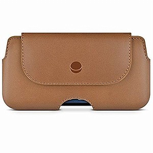 נרתיק עור פאוץ שוכב מדגם The Hook מבית BeyzaCases לטלפון סלולארי (מידות 160X80 מ"מ) - צבע חום נרתיק עור פאוץ שוכב מדגם The Hook מבית BeyzaCases לטלפון סלולארי (מידות 160X80 מ"מ) - צבע חום