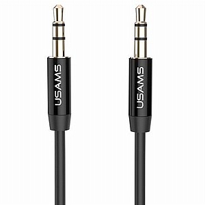 כבל AUX סטריאו מבית USAMS (אורך הכבל 100 ס"מ) כבל AUX סטריאו מבית USAMS (אורך הכבל 100 ס"מ)