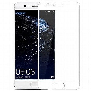 מגן מסך "זכוכית" מבית VMax לטלפון סלולארי מדגם: Huawei P10 (מגן מסך מלא לכל המסך) - צבע לבן מגן מסך "זכוכית" מבית VMax לטלפון סלולארי מדגם: Huawei P10 (מגן מסך מלא לכל המסך) - צבע לבן