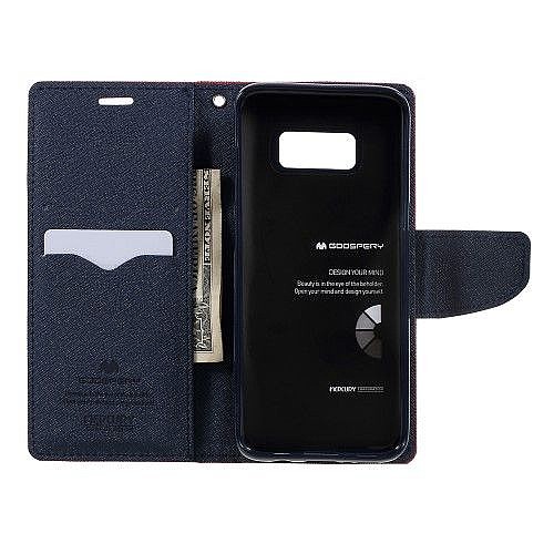 ����� ���� Fancy Diary ���� Mercury ������ ������� ����: Samsung Galaxy S8 Plus (��� Dark Blue/Red)