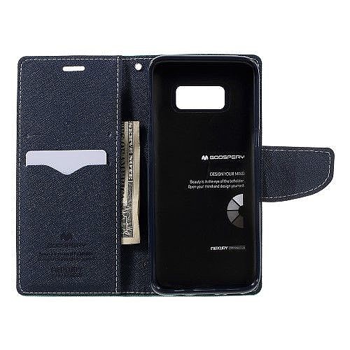 ����� ���� Fancy Diary ���� Mercury ������ ������� ����: Samsung Galaxy S8 (��� Dark Blue/Cyan)