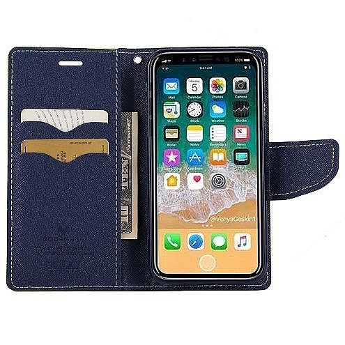 ����� ���� Fancy Diary ���� Mercury ������ ������� ����: iPhone X / XS (��� Green/Dark Blue)