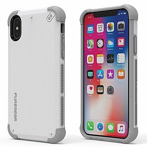 נרתיק קשיח מדגם DualTek מבית Pure Gear לטלפון סלולארי מדגם: iPhone X / XS (צבע לבן) נרתיק קשיח מדגם DualTek מבית Pure Gear לטלפון סלולארי מדגם: iPhone X / XS (צבע לבן)