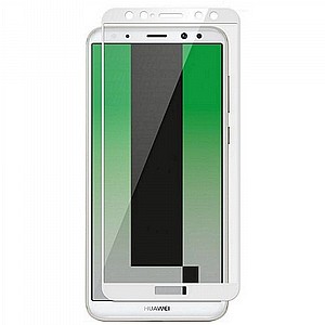 מגן מסך "זכוכית" מבית VMax לטלפון סלולארי מדגם: Huawei Mate 10 Lite (מגן מסך מלא לכל המסך) - צבע לבן מגן מסך "זכוכית" מבית VMax לטלפון סלולארי מדגם: Huawei Mate 10 Lite (מגן מסך מלא לכל המסך) - צבע לבן