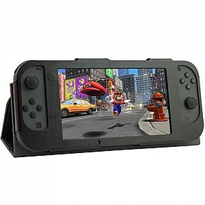 נרתיק עור לקונסולת משחק Nintendo Switch (דגם Version.2) נרתיק עור לקונסולת משחק Nintendo Switch (דגם Version.2)