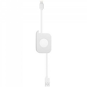 כבל העברת נתונים + טעינה מבית MOMAX עם חיבור Lightning -כבל מתכווץ (מאושר ע"י Apple) כבל העברת נתונים + טעינה מבית MOMAX עם חיבור Lightning -כבל מתכווץ (מאושר ע"י Apple)