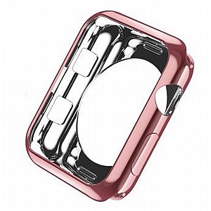 נרתיק סיליקון מבית ROCK לשעון יד חכם מדגם: Apple Watch 38mm (צבע ורוד) נרתיק סיליקון מבית ROCK לשעון יד חכם מדגם: Apple Watch 38mm (צבע ורוד)