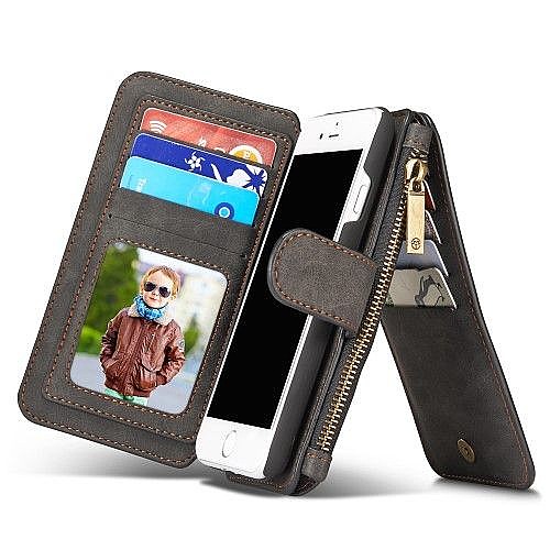 ����� ��� ���� Wallet Case Cover ���� CASEME ������ ������� ����: iPhone X / XS (���� 14 ���� ������� �����) - ��� ����