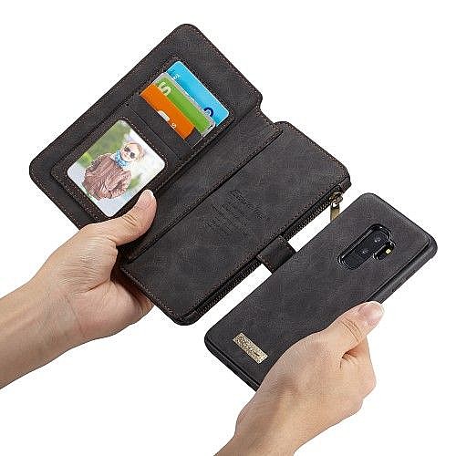 ����� ��� ���� Wallet Case Cover ���� CASEME ������ ������� ����: Samsung Galaxy S9 Plus (���� 14 ���� ������� �����) - ��� ����