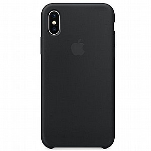 נרתיק סיליקון מקורי מבית Apple לטלפון סלולארי מדגם: iPhone X / XS (צבע שחור) נרתיק סיליקון מקורי מבית Apple לטלפון סלולארי מדגם: iPhone X / XS (צבע שחור)