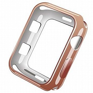נרתיק סיליקון מבית ROCK לשעון יד חכם מדגם: Apple Watch 42mm (צבע זהב) נרתיק סיליקון מבית ROCK לשעון יד חכם מדגם: Apple Watch 42mm (צבע זהב)