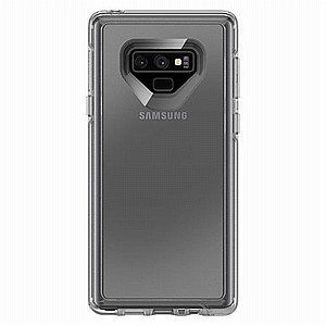 נרתיק קשיח מדגם Symmetry מבית OtterBox לטלפון סלולארי מדגם: Samsung Galaxy Note 9 (צבע שקוף) נרתיק קשיח מדגם Symmetry מבית OtterBox לטלפון סלולארי מדגם: Samsung Galaxy Note 9 (צבע שקוף)
