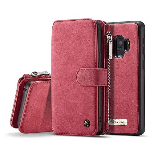 ����� ��� ���� Wallet Case Cover ���� CASEME ������ ������� ����: Samsung Galaxy S9 (���� 14 ���� ������� �����) - ��� ����