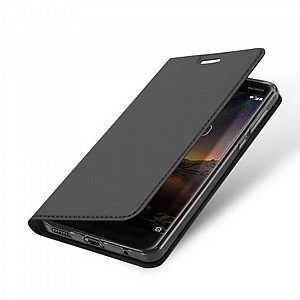נרתיק עור מדגם Skin Pro מבית DUX DUCIS לטלפון סלולארי מדגם: Nokia 6.1 נרתיק עור מדגם Skin Pro מבית DUX DUCIS לטלפון סלולארי מדגם: Nokia 6.1