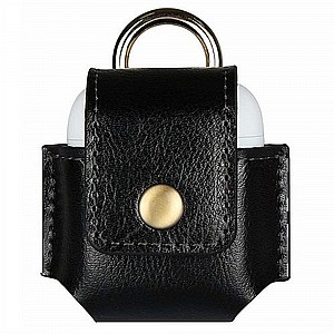 נרתיק עור מדגם Hook מבית LaTera לאוזניות AirPods (צבע שחור) נרתיק עור מדגם Hook מבית LaTera לאוזניות AirPods (צבע שחור)