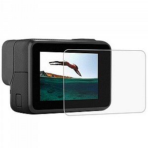 מגן מסך "זכוכית" מבית VMax למצלמת אקסטרים מדגם: GoPro HERO 7 Black (מסך אחורי) מגן מסך "זכוכית" מבית VMax למצלמת אקסטרים מדגם: GoPro HERO 7 Black (מסך אחורי)
