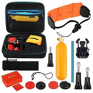 ערכת אביזרים 14 ב 1 מדגם Combo Kits PKT13 מבית PULUZ למצלמת אקסטרים GoPro ערכת אביזרים 14 ב 1 מדגם Combo Kits PKT13 מבית PULUZ למצלמת אקסטרים GoPro