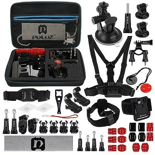 ���� ������� 45 � 1 ���� Combo Kits PKT10 ���� PULUZ ������ ������� GoPro
