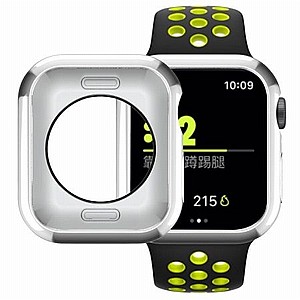 נרתיק סיליקון מבית Dux Ducis לשעון יד חכם מדגם: Apple Watch 44mm (צבע כסף) נרתיק סיליקון מבית Dux Ducis לשעון יד חכם מדגם: Apple Watch 44mm (צבע כסף)