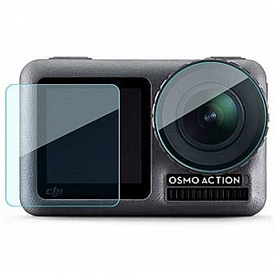 מגן מסך "זכוכית" מבית VMax למצלמת אקסטרים מדגם: DJI Osmo Action (מסך קדמי+עדשה מצלמה) מגן מסך "זכוכית" מבית VMax למצלמת אקסטרים מדגם: DJI Osmo Action (מסך קדמי+עדשה מצלמה)