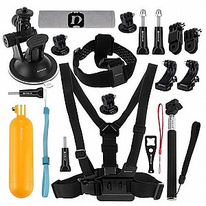 ���� ������� 20 � 1 ���� Combo Kits PKT18 ���� PULUZ ������ ������� GoPro