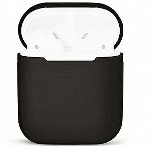 נרתיק סיליקון מדגם TPU Silicone Case מבית LaTera לאוזניות AirPods (צבע שחור) נרתיק סיליקון מדגם TPU Silicone Case מבית LaTera לאוזניות AirPods (צבע שחור)