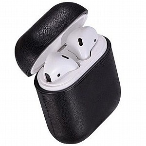 נרתיק עור מדגם Litchi Skin Leather Case מבית LaTera לאוזניות AirPods (צבע שחור) נרתיק עור מדגם Litchi Skin Leather Case מבית LaTera לאוזניות AirPods (צבע שחור)