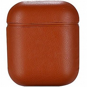 נרתיק עור מדגם Litchi Leather Case מבית LaTera לאוזניות AirPods (צבע חום) נרתיק עור מדגם Litchi Leather Case מבית LaTera לאוזניות AirPods (צבע חום)