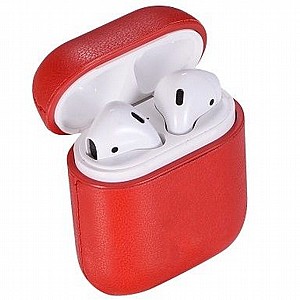 נרתיק עור מדגם Litchi Skin Leather Case מבית LaTera לאוזניות AirPods (צבע אדום) נרתיק עור מדגם Litchi Skin Leather Case מבית LaTera לאוזניות AirPods (צבע אדום)