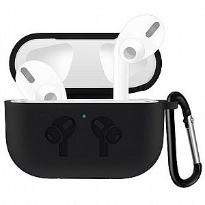 נרתיק סיליקון מדגם Hook Silicone Case מבית LaTera לאוזניות AirPods Pro (צבע שחור) נרתיק סיליקון מדגם Hook Silicone Case מבית LaTera לאוזניות AirPods Pro (צבע שחור)