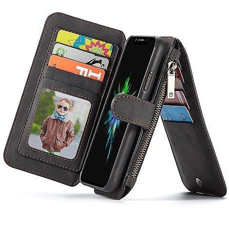 ����� ��� ���� Wallet Case Cover ���� CASEME ������ ������� ����: iPhone XR (���� 14 ���� ������� �����) - ��� ����