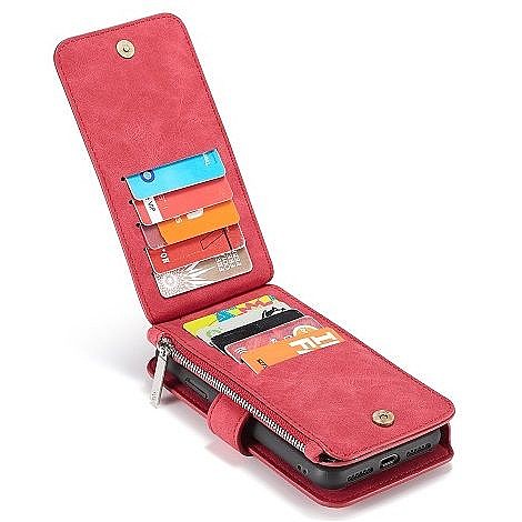 ����� ��� ���� Wallet Case Cover ���� CASEME ������ ������� ����: iPhone XS Max (���� 14 ���� ������� �����) - ��� ����