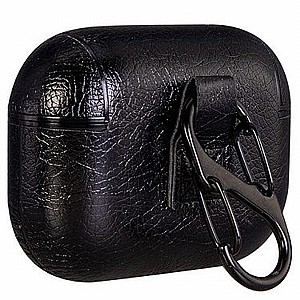 נרתיק עור מדגם Skin Hook Leather Case מבית LaTera לאוזניות AirPods Pro (צבע שחור) נרתיק עור מדגם Skin Hook Leather Case מבית LaTera לאוזניות AirPods Pro (צבע שחור)