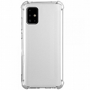 נרתיק סיליקון מדגם SHOCK PROOF מבית VALUE לטלפון סלולארי מדגם: Samsung Galaxy A51 (צבע שקוף) נרתיק סיליקון מדגם SHOCK PROOF מבית VALUE לטלפון סלולארי מדגם: Samsung Galaxy A51 (צבע שקוף)
