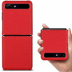 נרתיק עור מדגם FLIP CASE מבית LaTera לטלפון סלולארי מדגם: Samsung Galaxy Z Flip (צבע אדום) נרתיק עור מדגם FLIP CASE מבית LaTera לטלפון סלולארי מדגם: Samsung Galaxy Z Flip (צבע אדום)