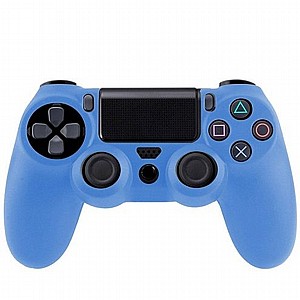 נרתיק סיליקון לשלט אלחוטי לקונסולת משחק Sony PlayStation 4 (צבע כחול) נרתיק סיליקון לשלט אלחוטי לקונסולת משחק Sony PlayStation 4 (צבע כחול)