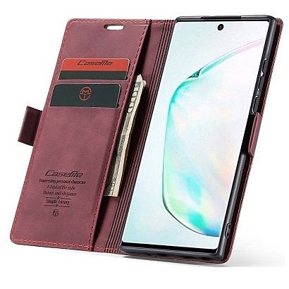 ����� ��� ���� Leather Case ���� CASEME ������ ������� ����: Samsung Galaxy Note 10 Lite (��� ����)
