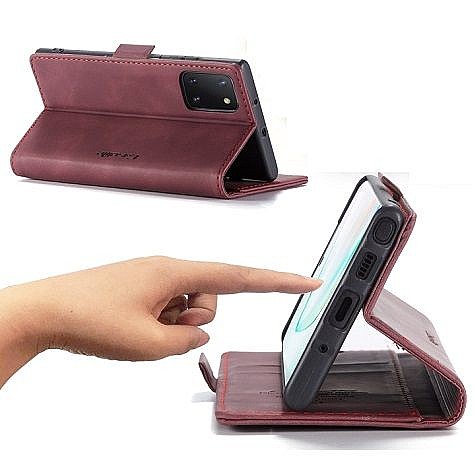 ����� ��� ���� Leather Case ���� CASEME ������ ������� ����: Samsung Galaxy Note 10 Lite (��� ����)