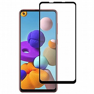 מגן מסך "זכוכית" מבית VMax לטלפון סלולארי מדגם: Samsung Galaxy A21S (מגן מסך מלא לכל המסך) מגן מסך "זכוכית" מבית VMax לטלפון סלולארי מדגם: Samsung Galaxy A21S (מגן מסך מלא לכל המסך)