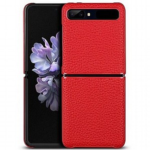 נרתיק עור מדגם FLIP CASE מבית IMAK לטלפון סלולארי מדגם: Samsung Galaxy Z Flip (צבע אדום) נרתיק עור מדגם FLIP CASE מבית IMAK לטלפון סלולארי מדגם: Samsung Galaxy Z Flip (צבע אדום)