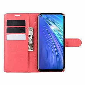 ����� ��� ���� Leather Case ���� LaTera ������ ������� ����: Realme 6 Pro (��� ����)