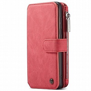 נרתיק עור מדגם Wallet Case Cover מבית CASEME לטלפון סלולארי מדגם: Samsung Galaxy S20 (כולל 14 תאים לכרטיסי אשראי) - צבע אדום נרתיק עור מדגם Wallet Case Cover מבית CASEME לטלפון סלולארי מדגם: Samsung Galaxy S20 (כולל 14 תאים לכרטיסי אשראי) - צבע אדום