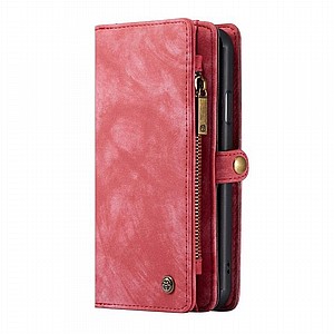 נרתיק עור מדגם Wallet Case Cover מבית CASEME לטלפון סלולארי מדגם: iPhone 11 Pro (כולל 14 תאים לכרטיסי אשראי) - צבע אדום נרתיק עור מדגם Wallet Case Cover מבית CASEME לטלפון סלולארי מדגם: iPhone 11 Pro (כולל 14 תאים לכרטיסי אשראי) - צבע אדום