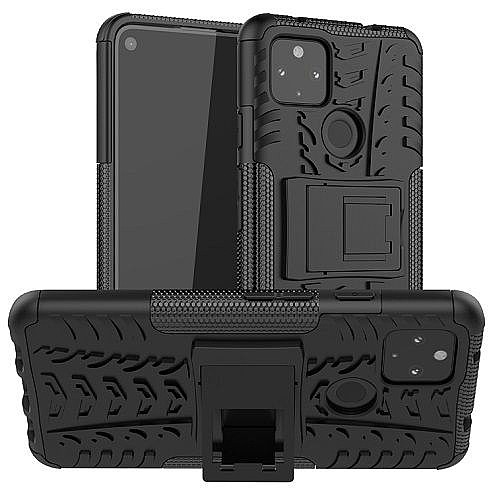 ����� ������� ���� Shockproof Tire TPU ���� LaTera ������ ������� ����: Google Pixel 4A 5G