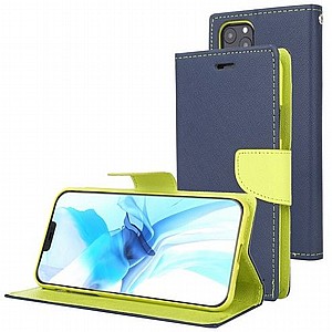 נרתיק מדגם Fancy Diary מבית Mercury לטלפון סלולארי מדגם: iPhone 12 Pro Max (צבע Green/Dark Blue) נרתיק מדגם Fancy Diary מבית Mercury לטלפון סלולארי מדגם: iPhone 12 Pro Max (צבע Green/Dark Blue)