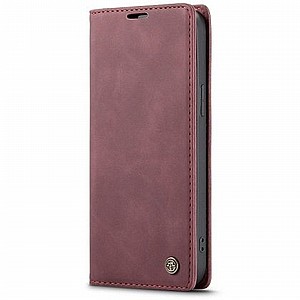 נרתיק עור מדגם Leather Case מבית CASEME לטלפון סלולארי מדגם: iPhone 12 / 12 Pro (צבע אדום) נרתיק עור מדגם Leather Case מבית CASEME לטלפון סלולארי מדגם: iPhone 12 / 12 Pro (צבע אדום)
