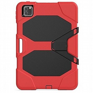 נרתיק קשיח מדגם Military Duty מבית LaTera למחשב לוח מדגם: iPad Pro 12.9 2020 / 2021 (כולל הגנה מלאה על המסך) - צבע אדום נרתיק קשיח מדגם Military Duty מבית LaTera למחשב לוח מדגם: iPad Pro 12.9 2020 / 2021 (כולל הגנה מלאה על המסך) - צבע אדום