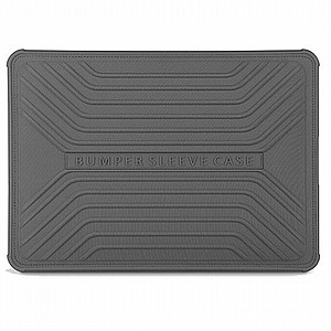 תיק מעטפה קשיח מדגם BUMPER SLEEVE למחשב נייד 15/15.4/15.5/15.6" מבית WIWU (צבע אפור) תיק מעטפה קשיח מדגם BUMPER SLEEVE למחשב נייד 15/15.4/15.5/15.6" מבית WIWU (צבע אפור)