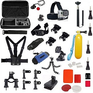 ערכת אביזרים 39 ב 1 מדגם Combo Kits PKT07 מבית PULUZ למצלמת אקסטרים GoPro ערכת אביזרים 39 ב 1 מדגם Combo Kits PKT07 מבית PULUZ למצלמת אקסטרים GoPro